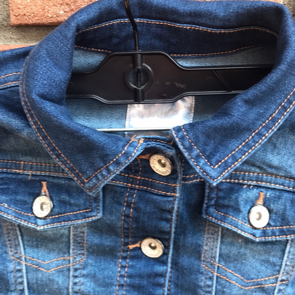 💰5 -4- $20💰 Justice girls jean jacket - Picture 5 of 5